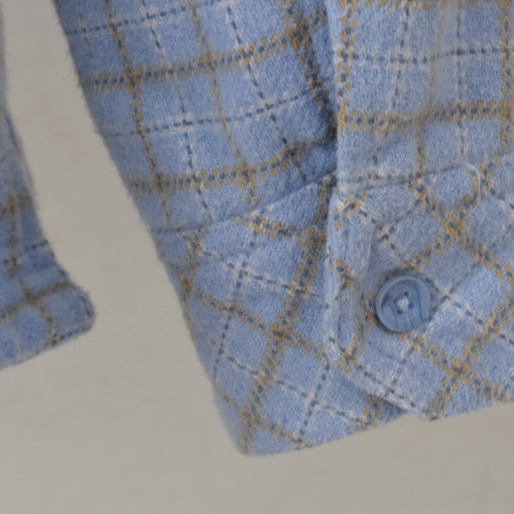 d & Co. Long Sleeve Double Flannel Shacket size M - Picture 8 of 11